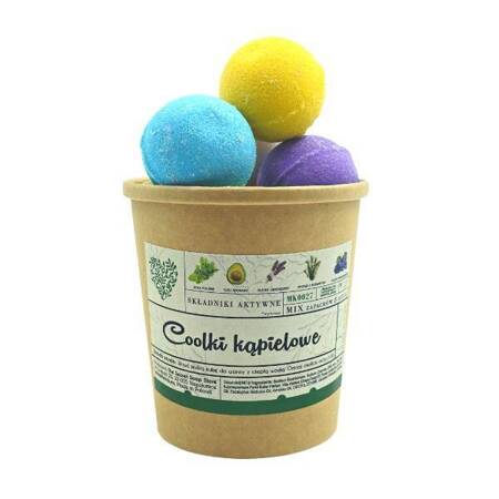 Soap&friends Zestaw musujących kul do kąpieli 8x40g