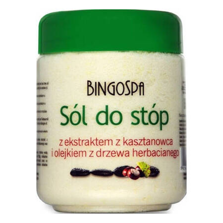 Sól do stóp z ekstraktem z kasztanowca i olejkiem z drzewa herbacianego 550g