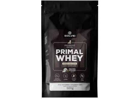 SolveLabs Białko WPC Czekolada-Kokos Primal Whey 500g