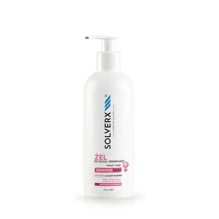 Solverx Sensitive Skin for Women żel do mycia i demakijażu skóra wrażliwa 200ml