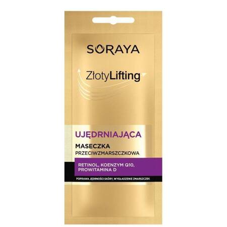 Soraya Złoty Lifting ujędrniająca maseczka przeciwzmarszczkowa 8ml