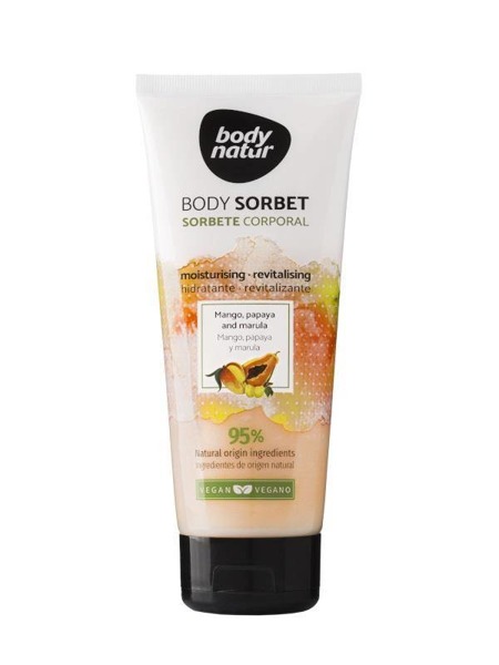 Sorbet do ciała nawilżająco-rewitalizujący Mango Papaja i Marula 200ml