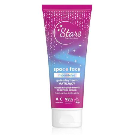 Space Face Moonlove gwiezdny krem matujący 50ml