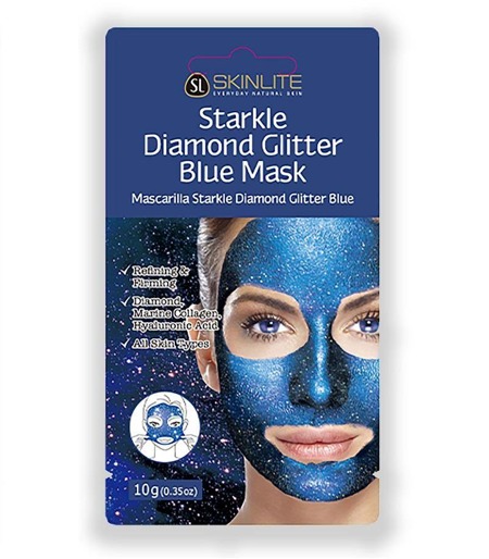 Starkle Diamond Glitter Blue Mask diamentowa maseczka peel-off w płachcie 10g