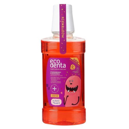 Strawberry Flavoured Mouthwash For Kids płyn do płukania jamy ustnej dla dzieci o smaku truskawkowym 250ml