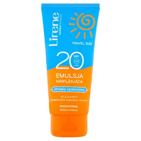 Sun Travel Size emulsja nawilżająca utrwalająca opaleniznę SPF20 90ml