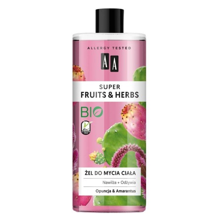 Super Fruits & Herbs żel do mycia ciała Opuncja i Amarantus 500ml