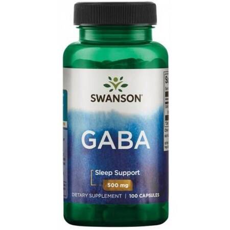 Swanson Gaba 500mg 100 kapsułek