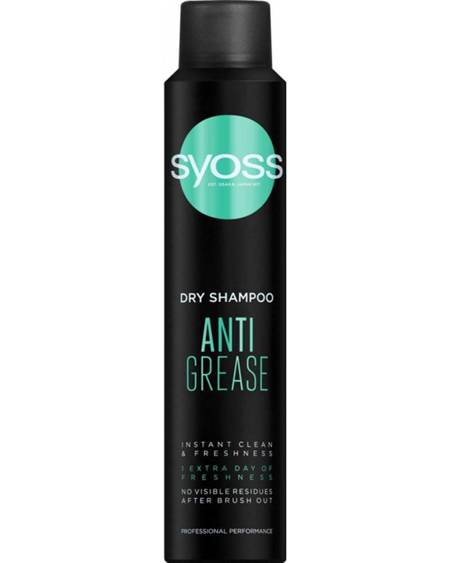 Syoss Anti Grease Dry Shampoo suchy szampon do włosów szybko przetłuszczających się 200ml