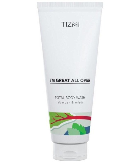 TIZMI Total Body Wash Rabarbar & Mięta 200ml