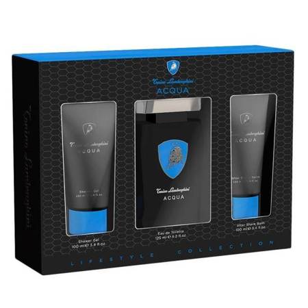 Tonino Lamborghini Acqua edt 125ml + balsam po goleniu 100ml + żel pod prysznic 100ml