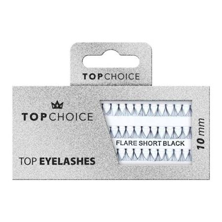 Top Eyelashes kępki rzęs Flare Short Black 10mm 37924