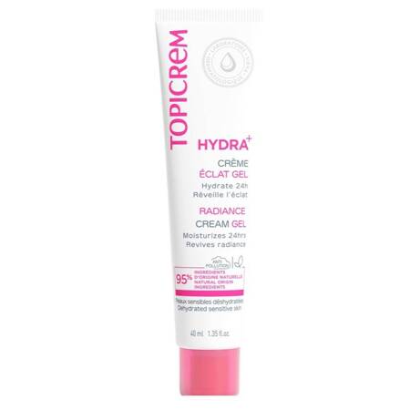 Topicrem Hydra+ Moisturizing Radiance Gel nawilżający żel rozświetlający do twarzy 40ml