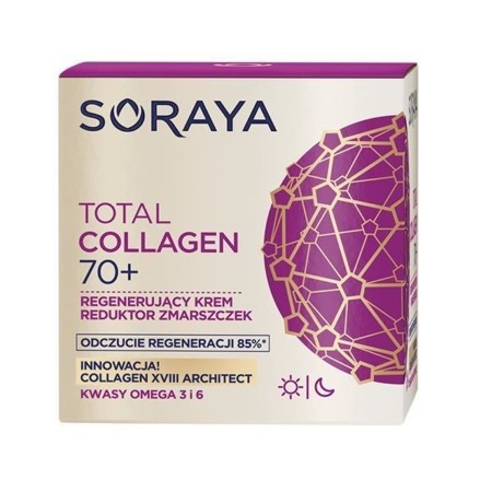 Total Collagen 70+ krem regenerujący reduktor zmarszczek na dzień i noc 50ml