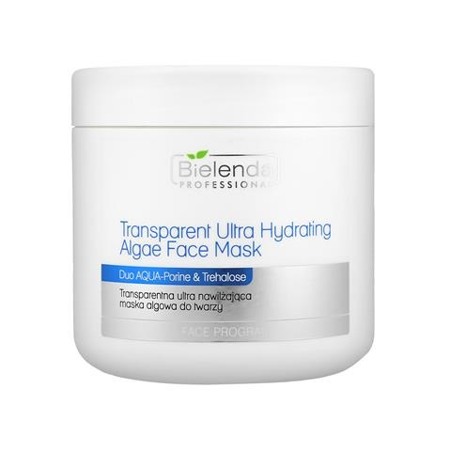 Transperent Ultra Hydrating Algae Face Mask transparentna ultra nawilżająca maska algowa do twarzy 190g