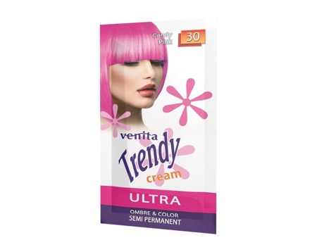 Trendy Cream Ultra krem do koloryzacji włosów 30 Candy Pink 35ml