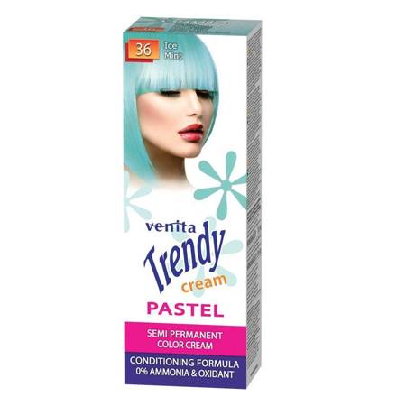 Trendy Cream krem do koloryzacji włosów 36 Ice Mint