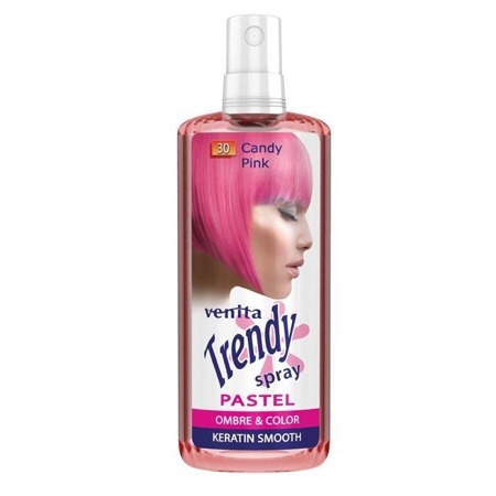 Trendy Spray Pastel koloryzujący spray do włosów 30 Candy Pink 200ml