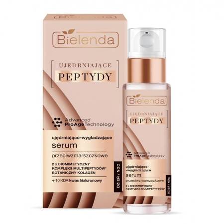 Ujędrniające Peptydy ujędrniająco-wygładzające serum przeciwzmarszczkowe na dzień i noc 30ml