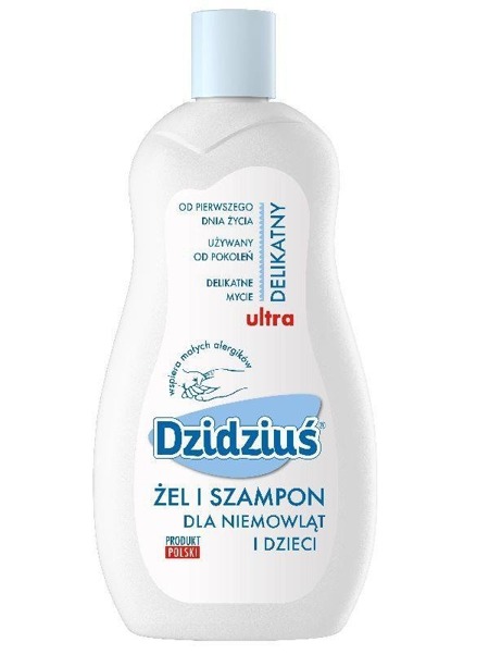 Ultra delikatny żel i szampon dla niemowląt i dzieci 500ml