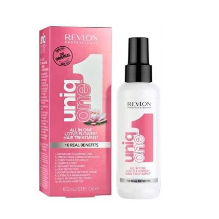 UniqOne All In One Lotus Flower Hair Treatment regenerująca kuracja do włosów w sprayu 150ml