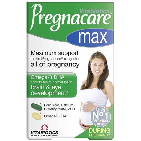 VITABIOTICS Pregnacare Max suplement diety dla kobiet w ciąży 84 tabletki/kapsułki