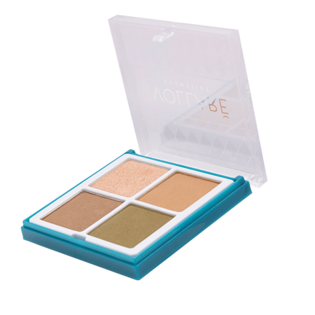 VOLLARE Paleta cieni do powiek Crystal Clear Nude 4,8g