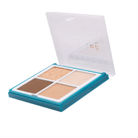 VOLLARE Paleta cieni do powiek Crystal Clear Sand 4,8g