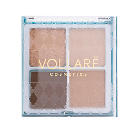 VOLLARE Paleta cieni do powiek Crystal Clear Sand 4,8g