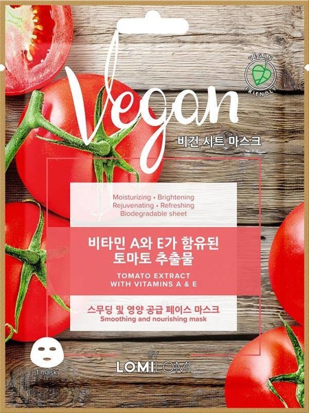 Vegan Sheet Mask vegańska maseczka w płachcie Pomidor 20ml