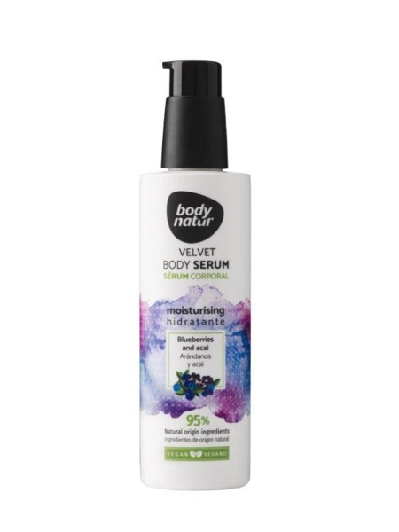 Velvet Body Serum nawilżające serum do ciała Czarne Jagody i Jagody Acai 200ml