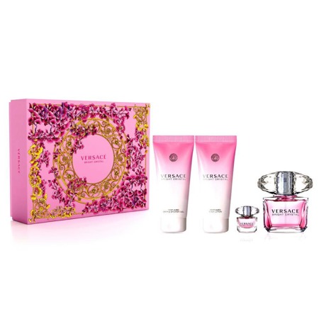 Versace Bright Crystal edt 90ml + edt 5ml + SG 100ml + BL 100ml