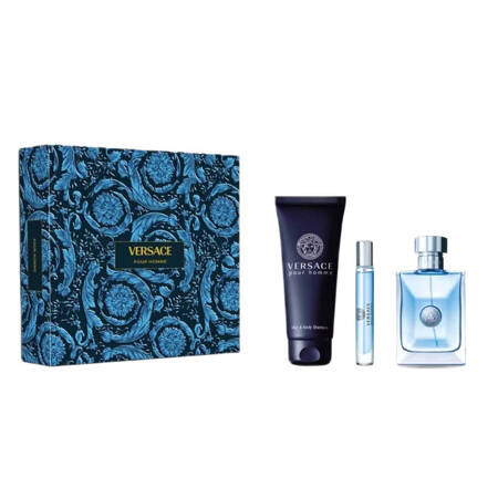 Versace Pour Homme edt 100ml + żel pod prysznic 150ml + edt 10ml