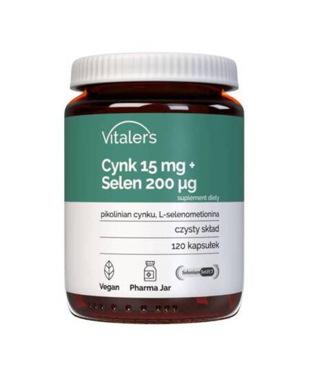 Vitaler&#039;s Cynk + Selen organiczny 120 kapsułek