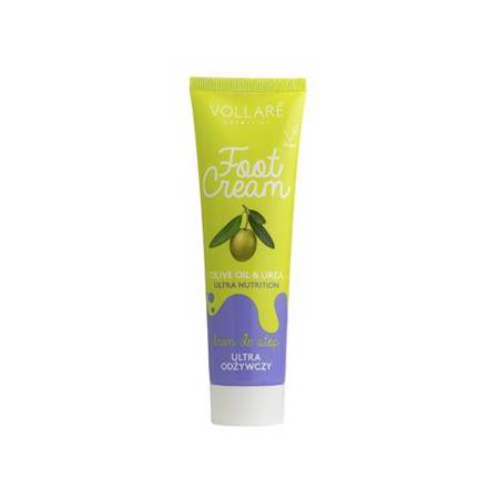 Vollare Foot Cream odżywczy krem do stóp Oliwa z Oliwek i Mocznik 100ml