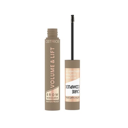 Volume & Lift Brown Mascara Waterproof wodoodporny pogrubiający i podnoszący tusz do brwi 020 Blonde 5ml