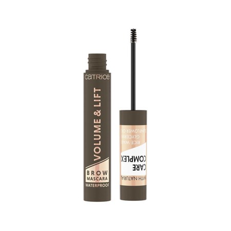 Volume & Lift Brown Mascara Waterproof wodoodporny pogrubiający i podnoszący tusz do brwi 030 Medium Brown 5ml