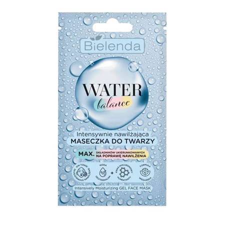 Water Balance intensywnie nawilżająca maseczka do twarzy 7g