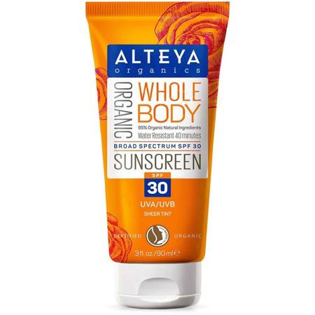 Whole Body Organic Sunscreen organiczny krem do opalania SPF30 90ml