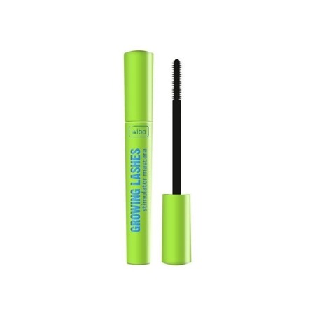 Wibo Growing Lashes Stimulator Mascara pogrubiająco-wydłużający tusz do rzęs Black 8g