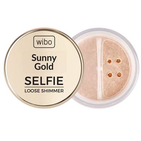 Wibo Selfie Loose Shimmer rozświetlacz do twarzy Sunny Gold