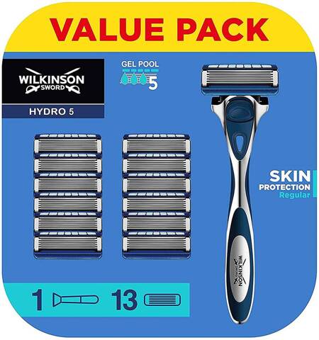 Wilkinson Hydro 5 Skin Protection Regular maszynka do golenia 1szt + wkłady 13szt