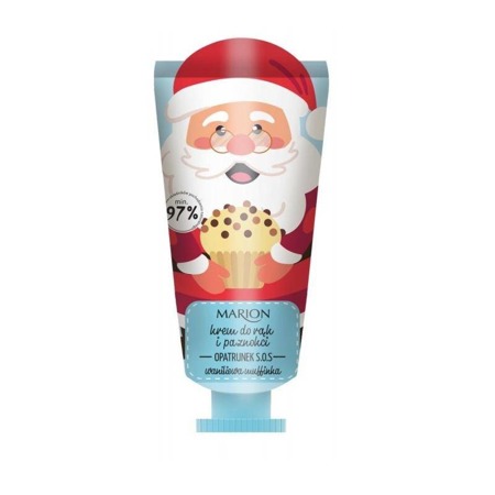 Winter Hand Care krem do rąk i paznokci opatrunek S.O.S. Waniliowa Muffinka 50ml