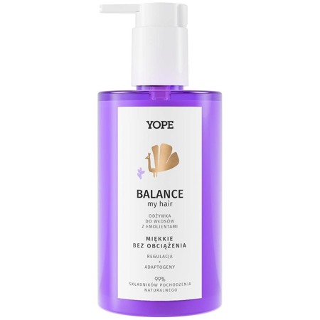 YOPE Balance My Hair odżywka do włosów z emolientami bez obciążania włosów 300ml