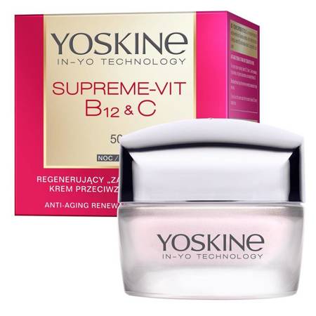 YOSKINE Supreme-Vit B12 + C krem do twarzy na noc 50+ 50ml