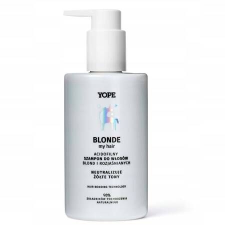 Yope Blonde My Hair acidofilny szampon do włosów blond i rozjaśnianych 300ml