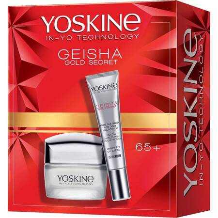 Yoskine Geisha Gold Secret 65+ krem 50ml + krem pod oczy 15ml