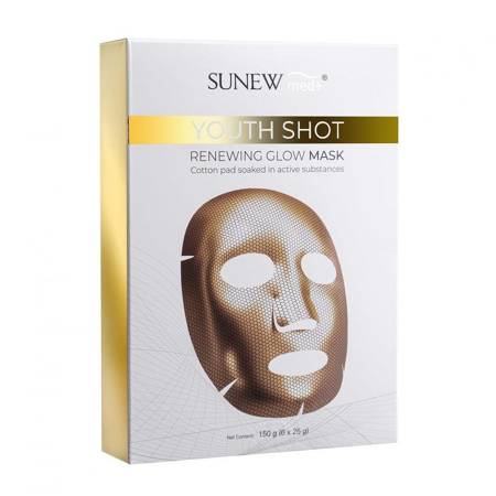 Youth Shot Renewing Glow Mask rozświetlająca maska w płachcie 6x25g