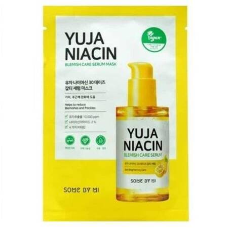 Yuja Niacnin Blemish Serum Mask rozjaśniająca maska do twarzy 25g