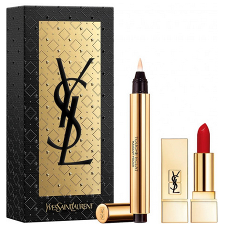 Yves Saint Laurent Touche Eclat 02 2,5ml + Rouge Pur Couture 01 1,3g